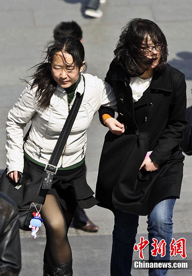 北京遭遇极端性大风